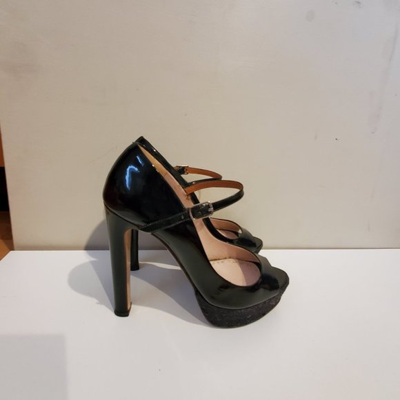 Miu Miu black patent leather platform heels - Picture 4 of 12